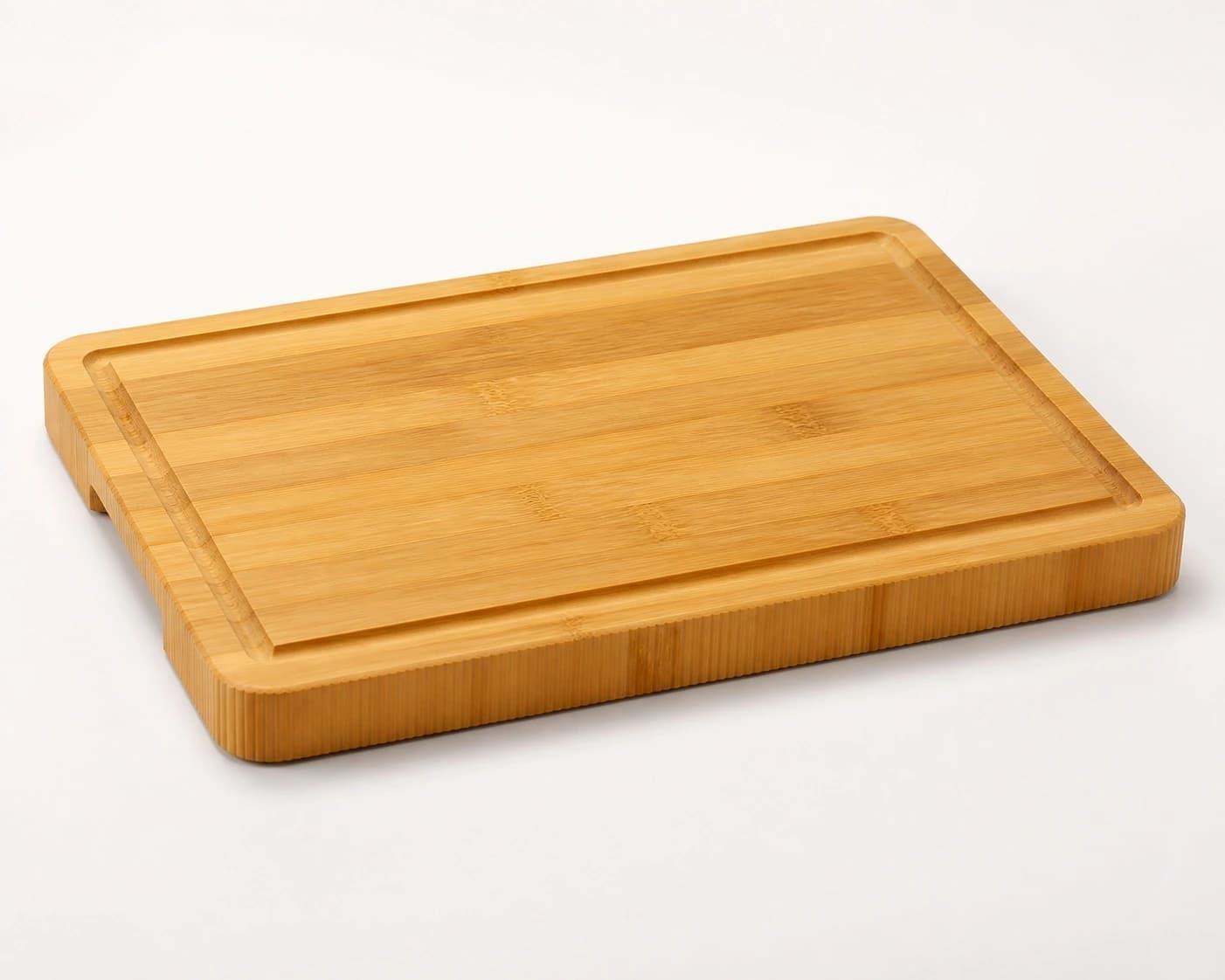 Bamboo Cutting Board with Juice Groove in Natural Bamboo, item HD-B010
