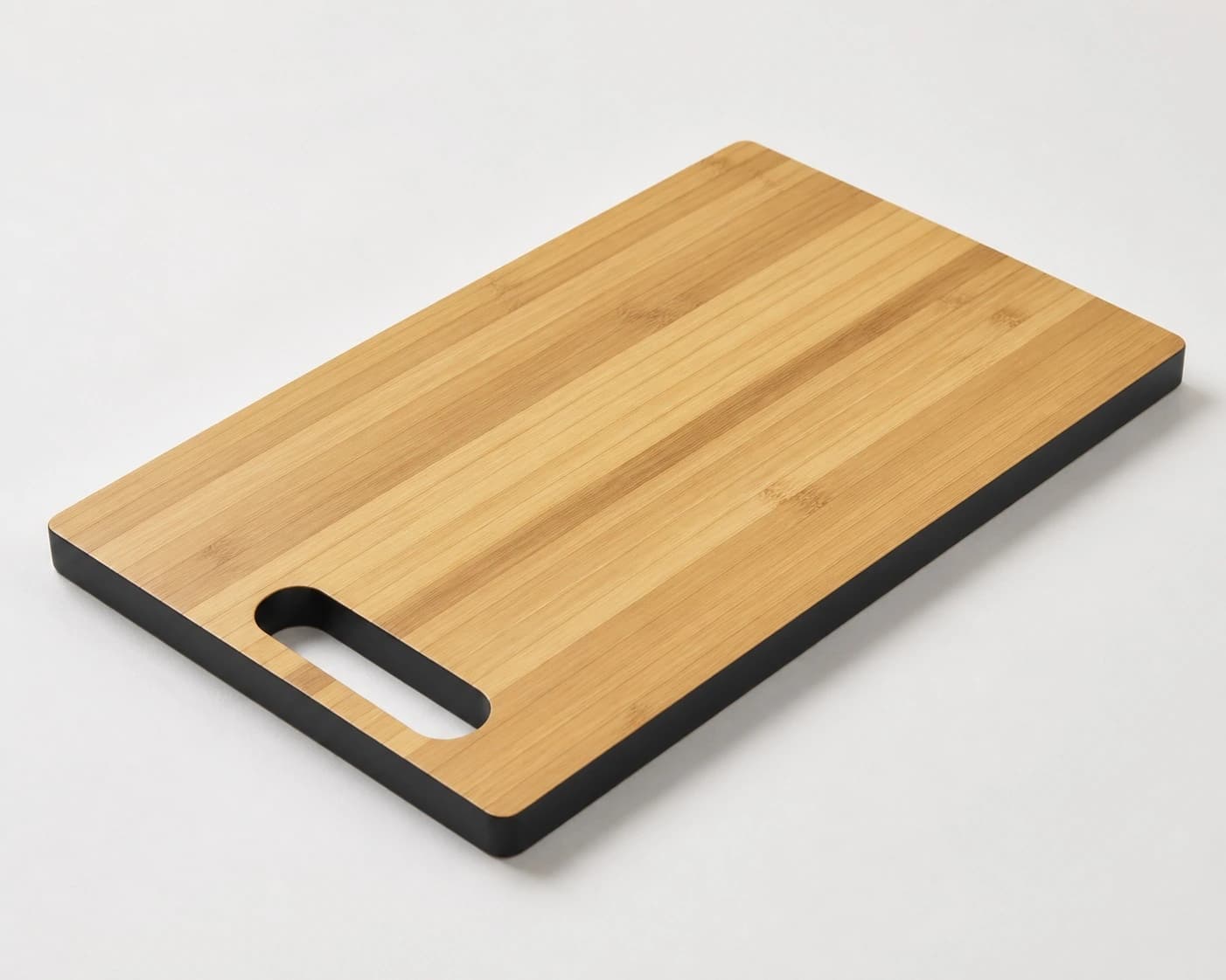 Black Edge Bamboo Cutting Board in Natural Bamboo, item HD-B015