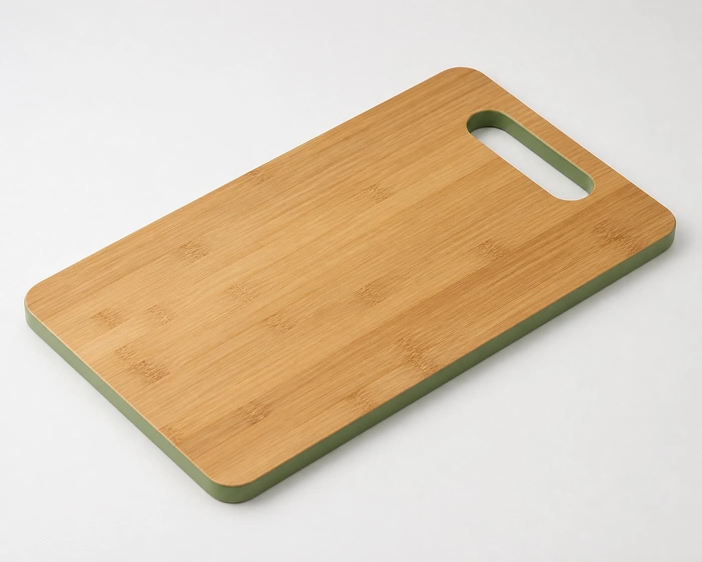 Green Edge Bamboo Cutting Board in Natural Bamboo, item HD-B016