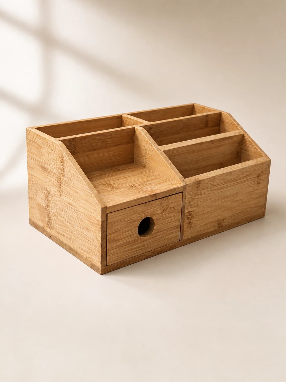 Organizer with Drawer in Natural Bamboo, item HD-BK03