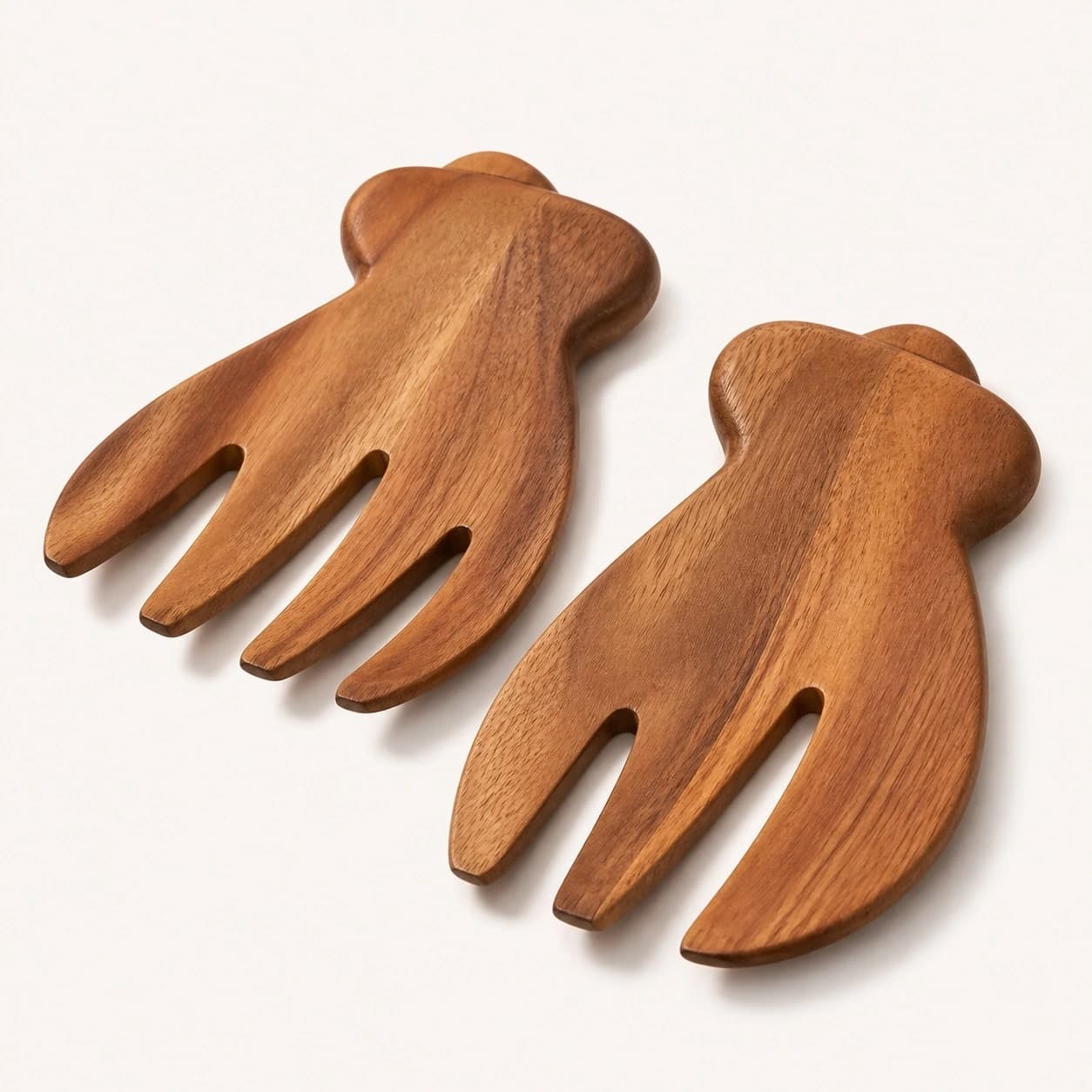 2-Piece Acacia Salad Hand Set in Acacia Wood, item HD-SH02-A / HD-SH02-B